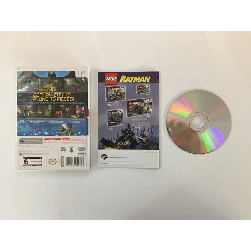 LEGO Batman The Videogame (Nintendo Wii, 2008) WB - CIB Complete - US Seller